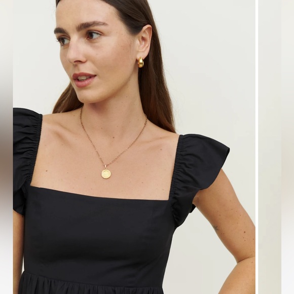 reformation jeune dress, black - Picture 2 of 7